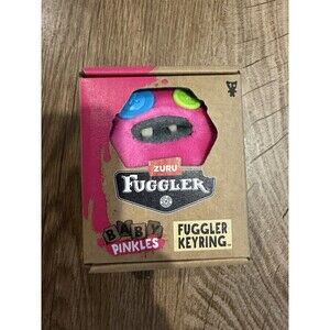 Fuggler Baby Pinkles 3.5" SASQUOOSH Pink Keychain Keyring Brand New